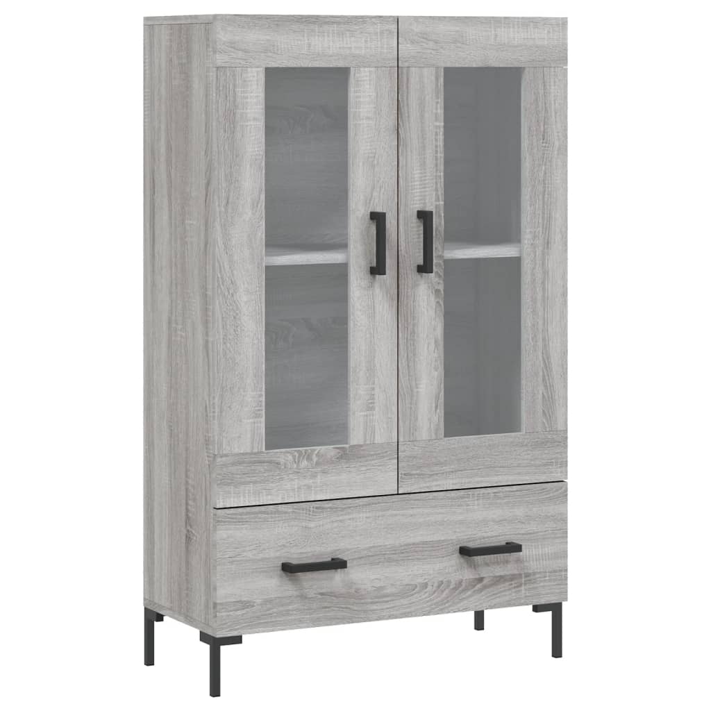 Highboard Grey Sonoma 69.5x31x115 cm Engineered Wood