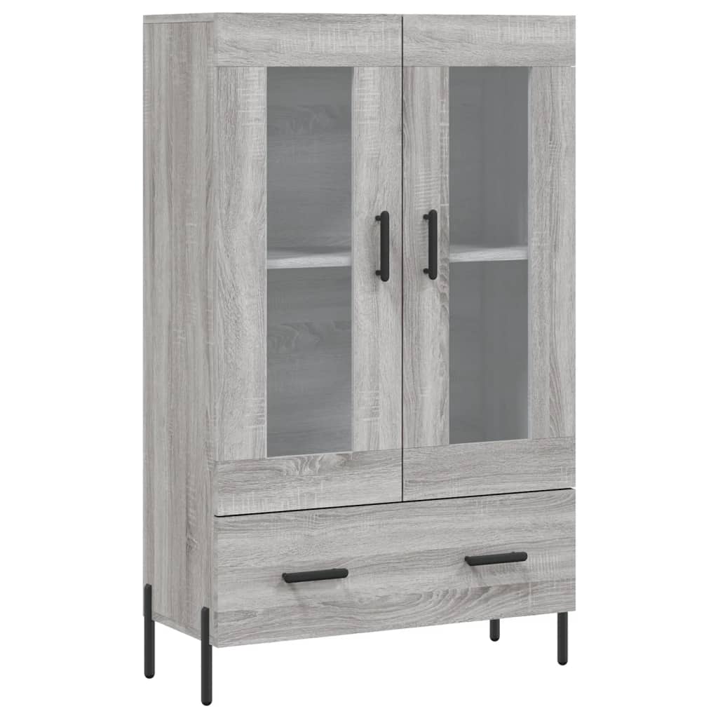 Highboard Grey Sonoma 69.5x31x115 cm Engineered Wood