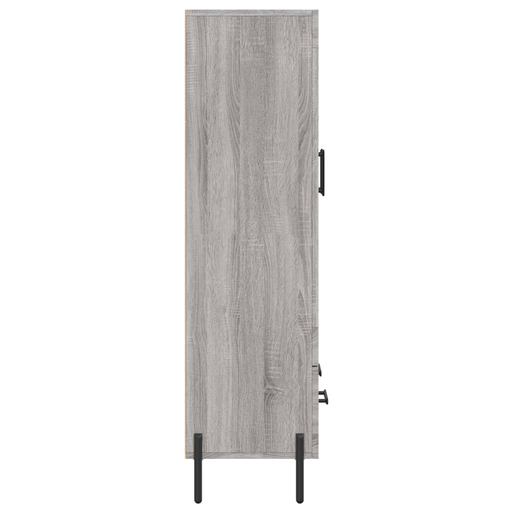 Highboard Grey Sonoma 69.5x31x115 cm Engineered Wood
