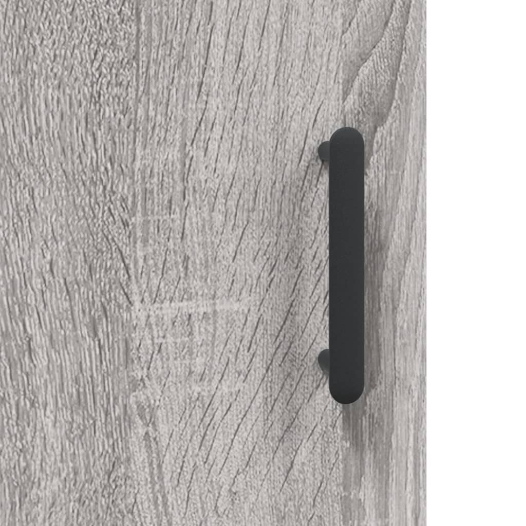 Highboard Grey Sonoma 69.5x31x115 cm Engineered Wood