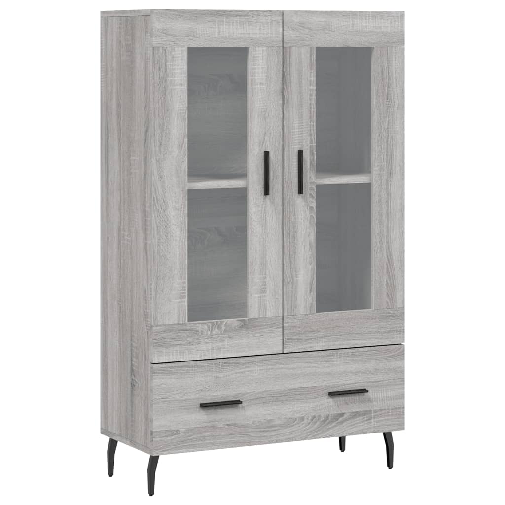 Highboard Grey Sonoma 69.5x31x115 cm Engineered Wood