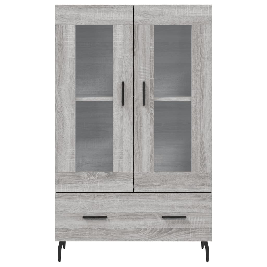 Highboard Grey Sonoma 69.5x31x115 cm Engineered Wood
