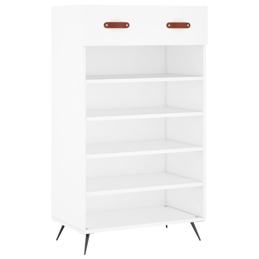 Shoe Cabinet White 60x35x105 cm Engineered Wood