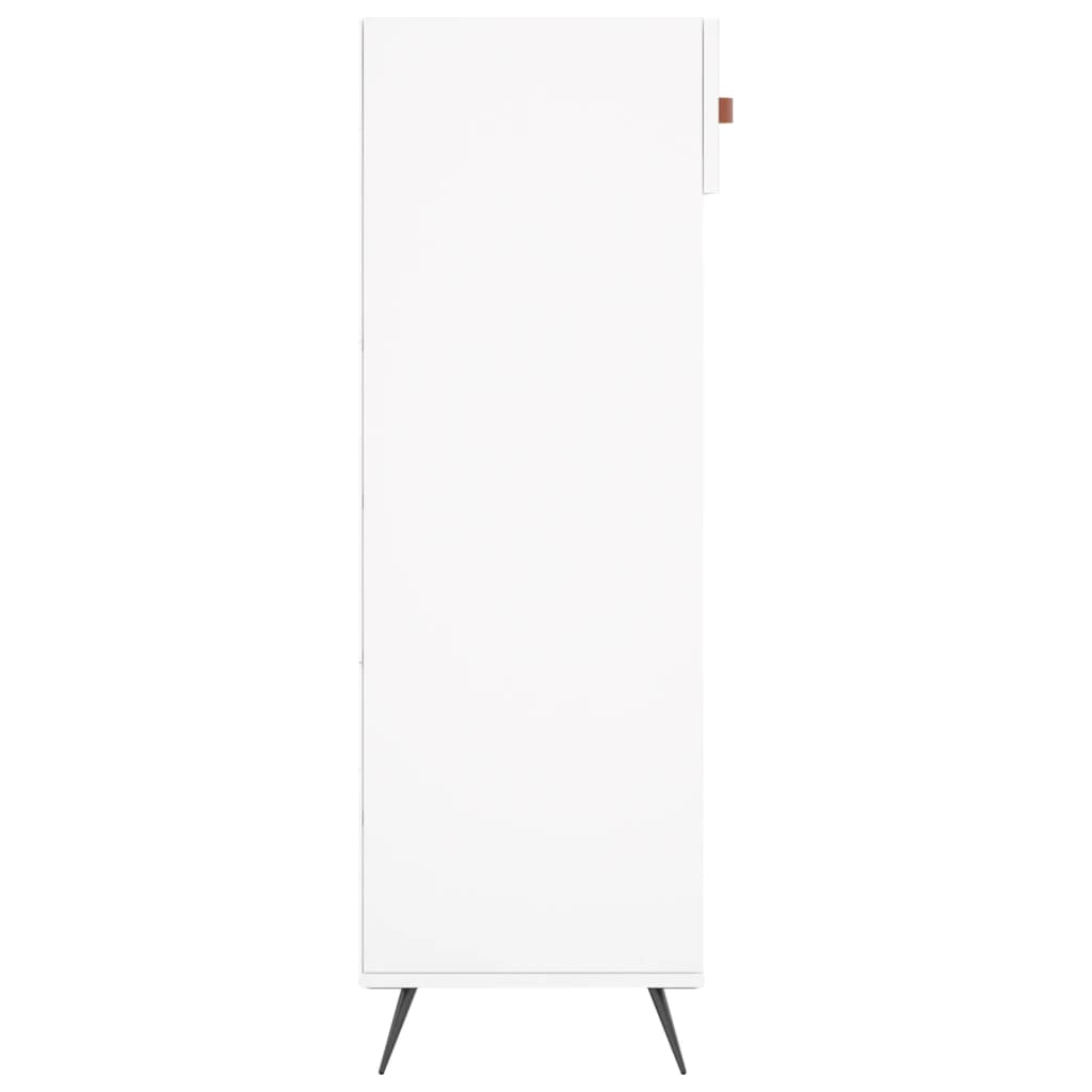 Shoe Cabinet White 60x35x105 cm Engineered Wood
