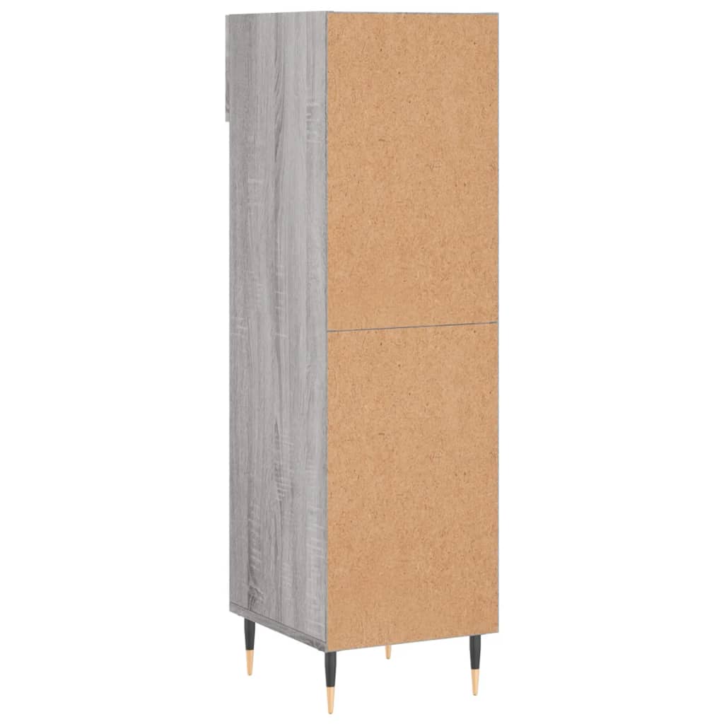 Shoe Cabinet Grey Sonoma 30x35x105 cm Engineered Wood