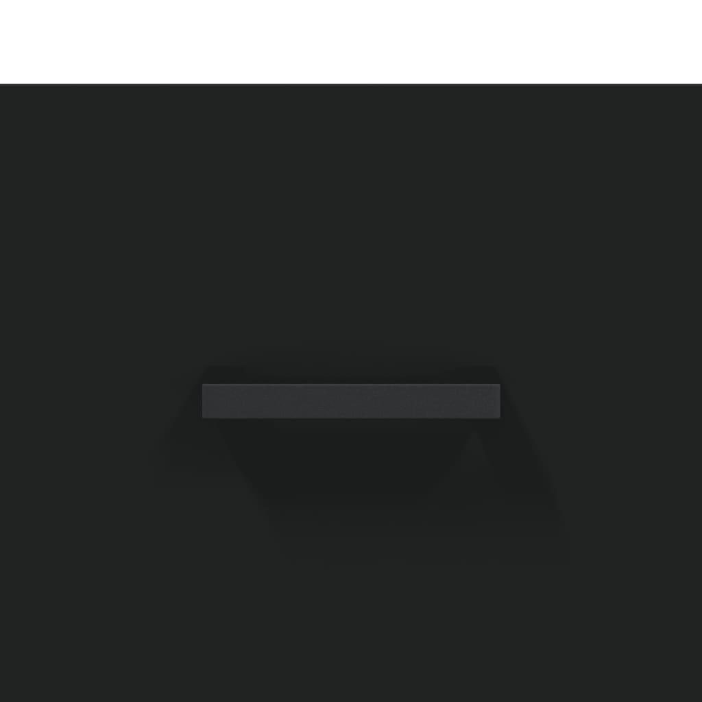 Shoe Cabinet Black 30x35x105 cm Engineered Wood