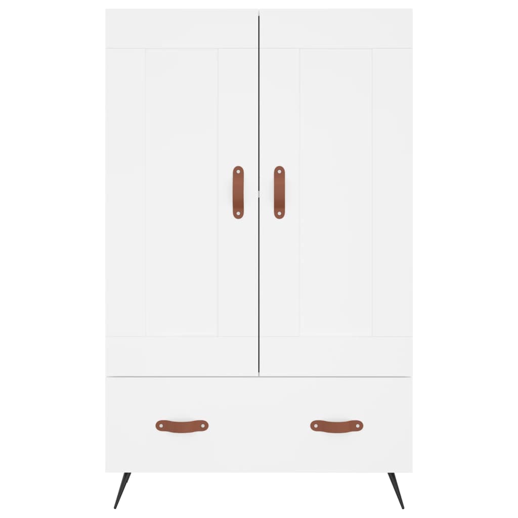 Highboard White 69.5x31x115 cm Engineered Wood