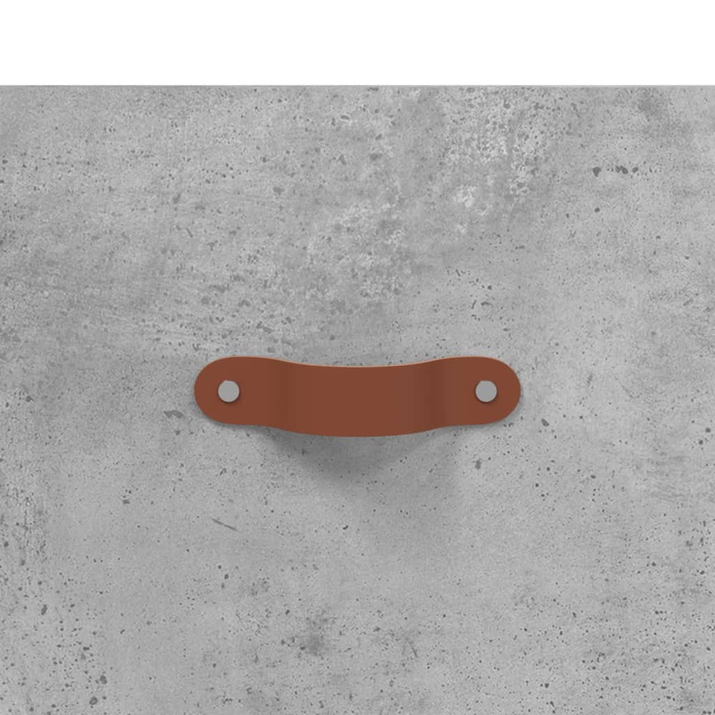 Highboard Concrete Grey 69.5x31x115 cm Engineered Wood