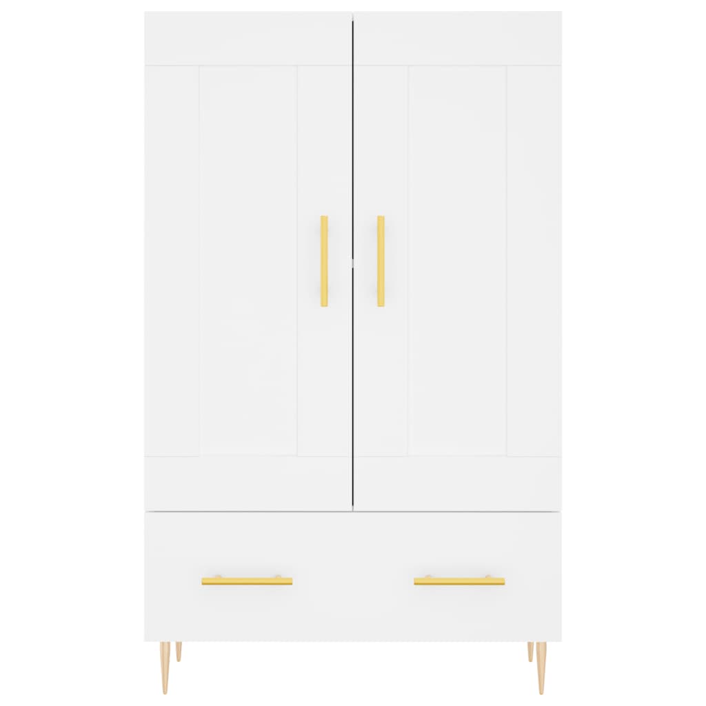 Highboard White 69.5x31x115 cm Engineered Wood