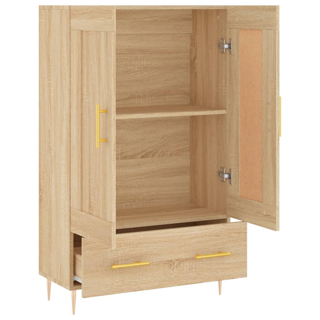 Highboard Sonoma Oak 69.5x31x115 cm Engineered Wood