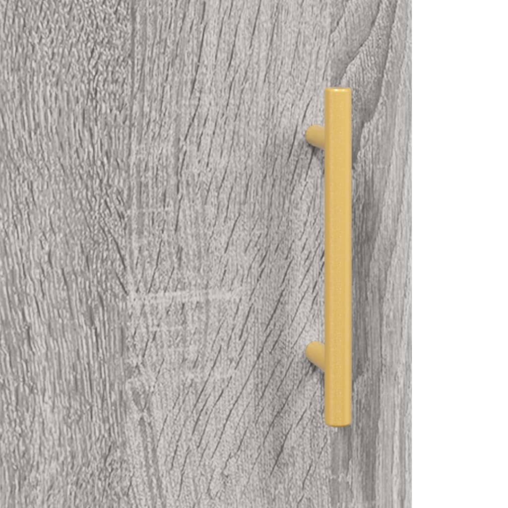 Highboard Grey Sonoma 69.5x31x115 cm Engineered Wood
