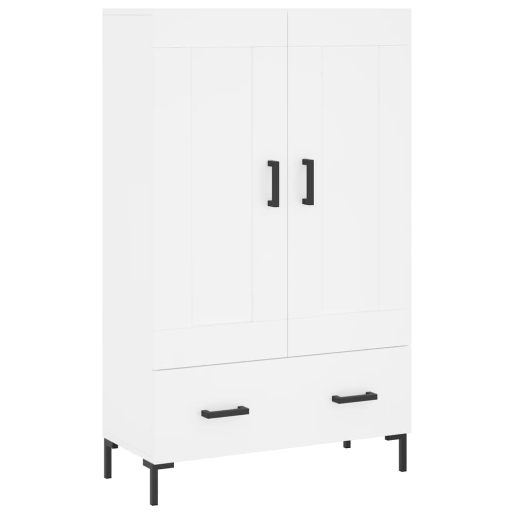 Highboard White 69.5x31x115 cm Engineered Wood