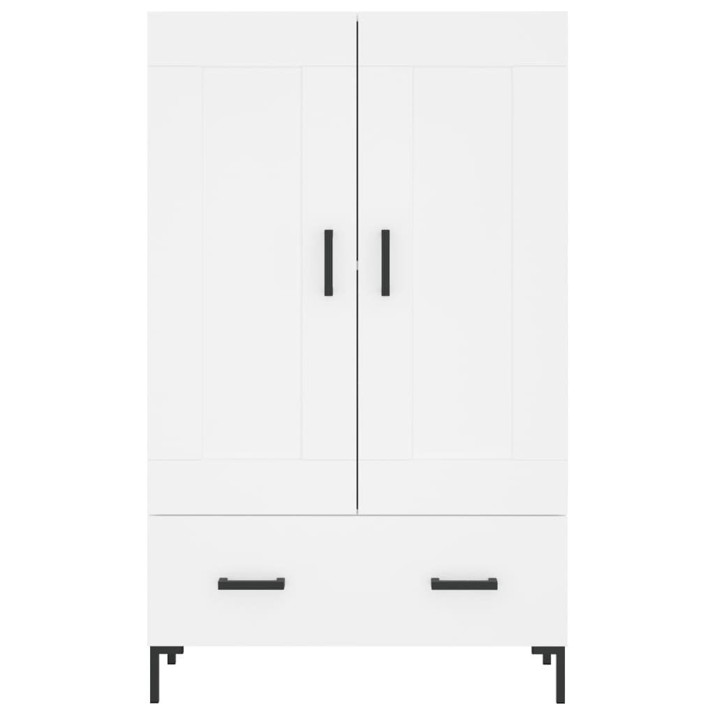 Highboard White 69.5x31x115 cm Engineered Wood