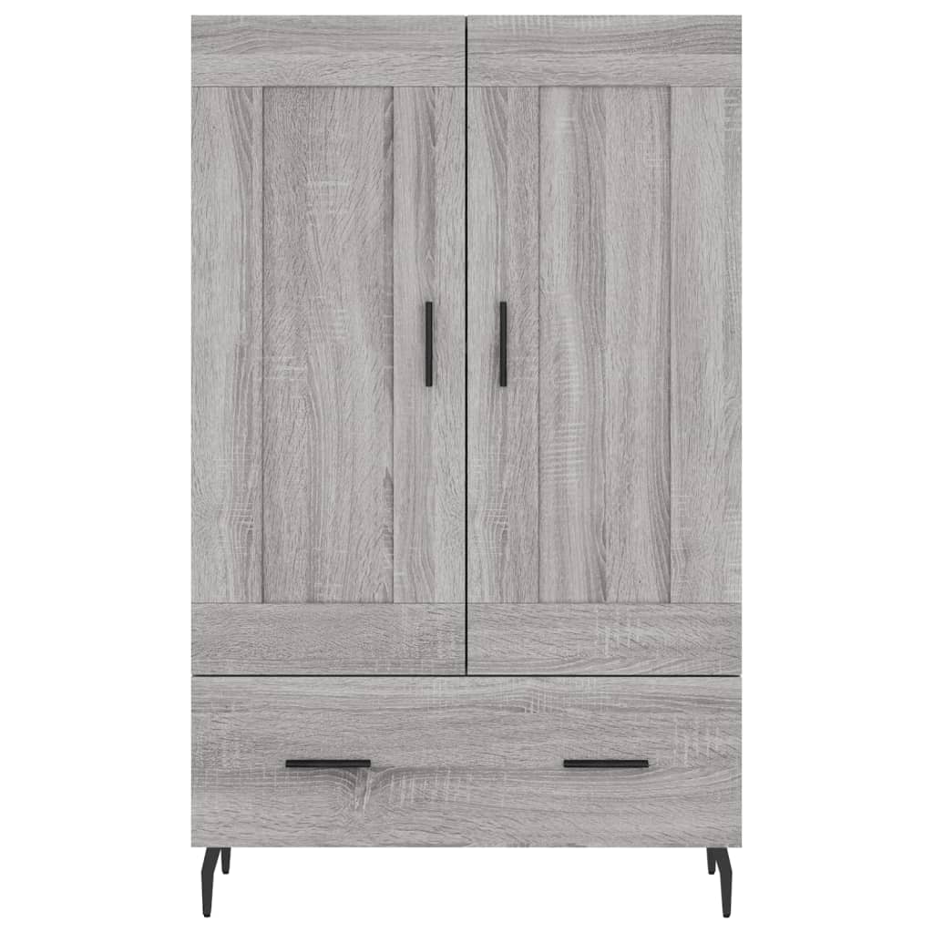 Highboard Grey Sonoma 69.5x31x115 cm Engineered Wood
