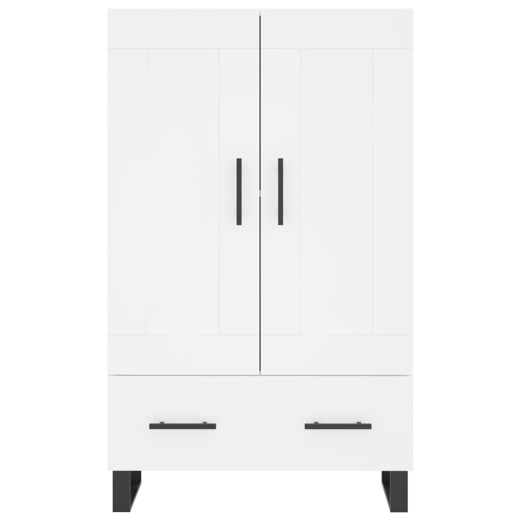 Highboard White 69.5x31x115 cm Engineered Wood