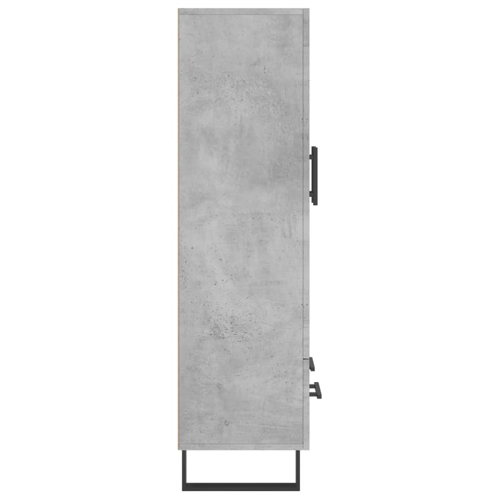 Highboard Concrete Grey 69.5x31x115 cm Engineered Wood