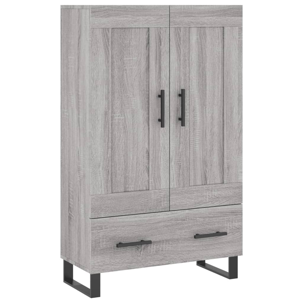 Highboard Grey Sonoma 69.5x31x115 cm Engineered Wood