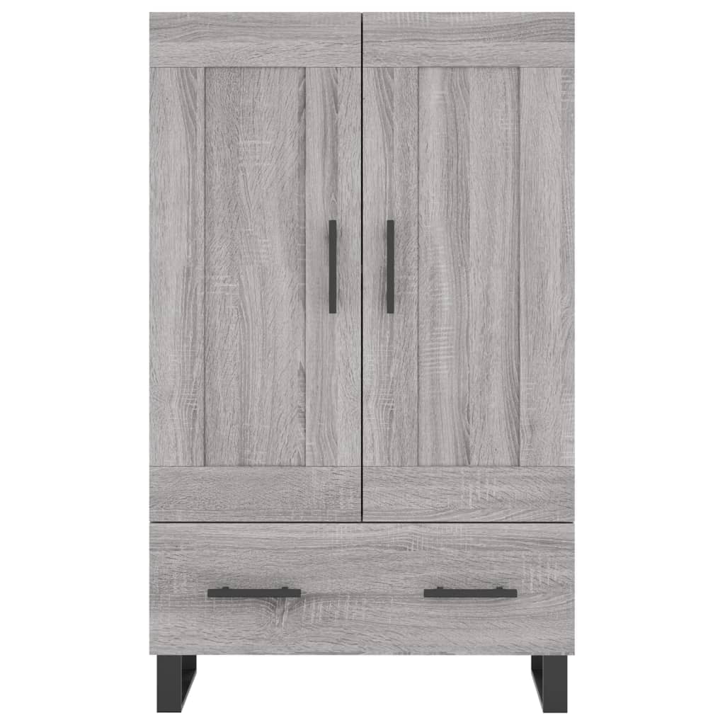 Highboard Grey Sonoma 69.5x31x115 cm Engineered Wood