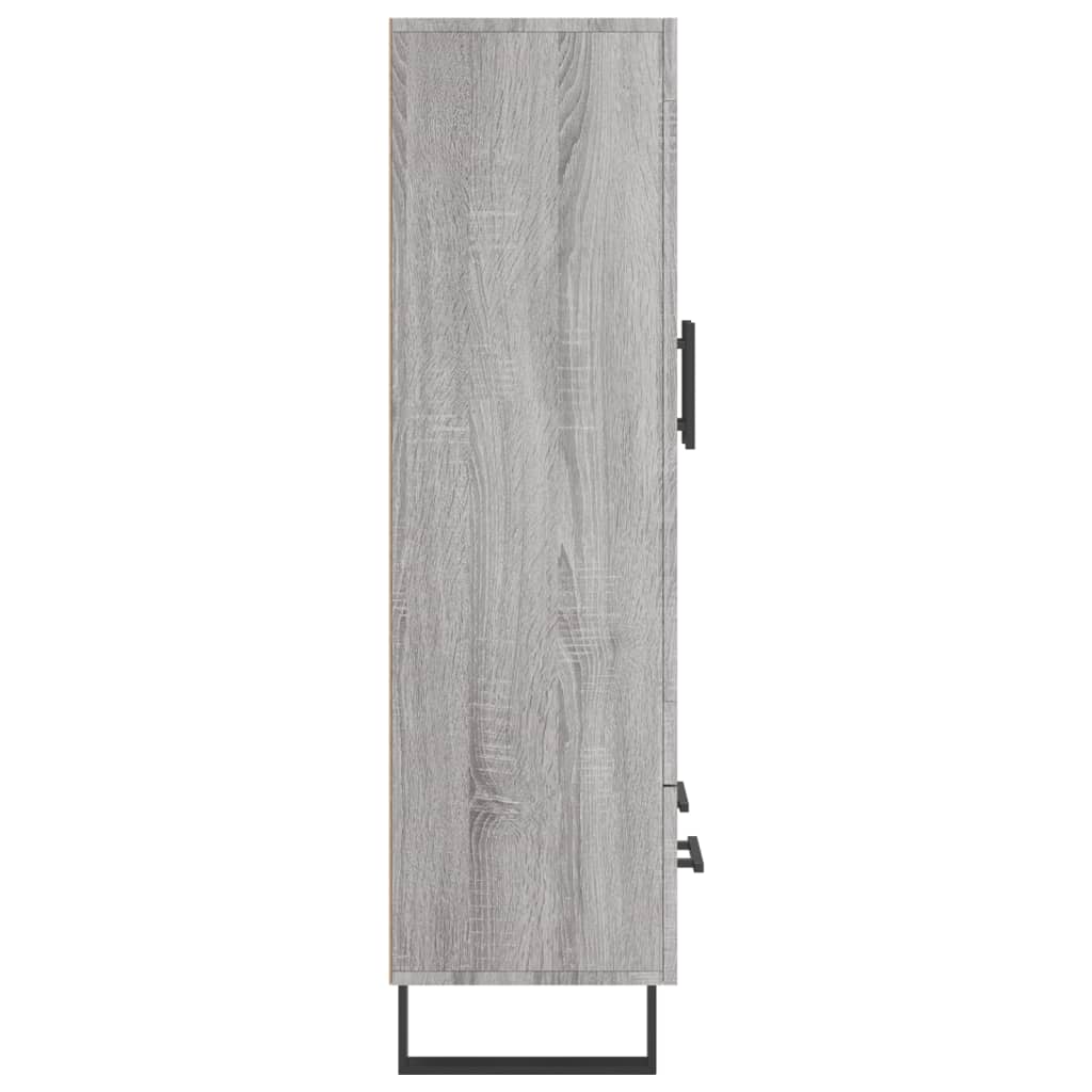 Highboard Grey Sonoma 69.5x31x115 cm Engineered Wood