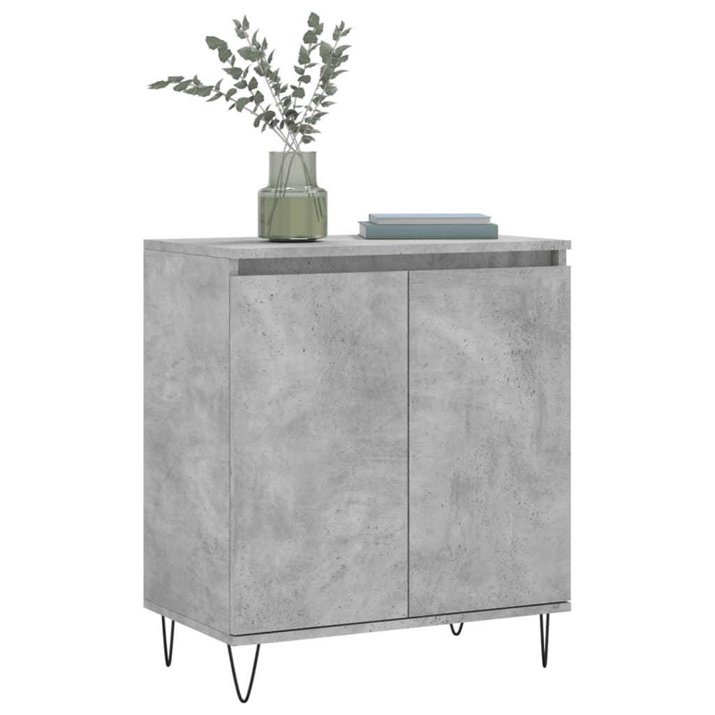 Sideboard Concrete Grey 60x35x70 cm Engineered Wood