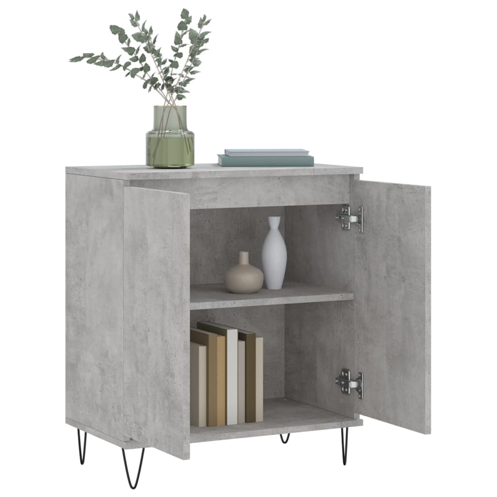 Sideboard Concrete Grey 60x35x70 cm Engineered Wood