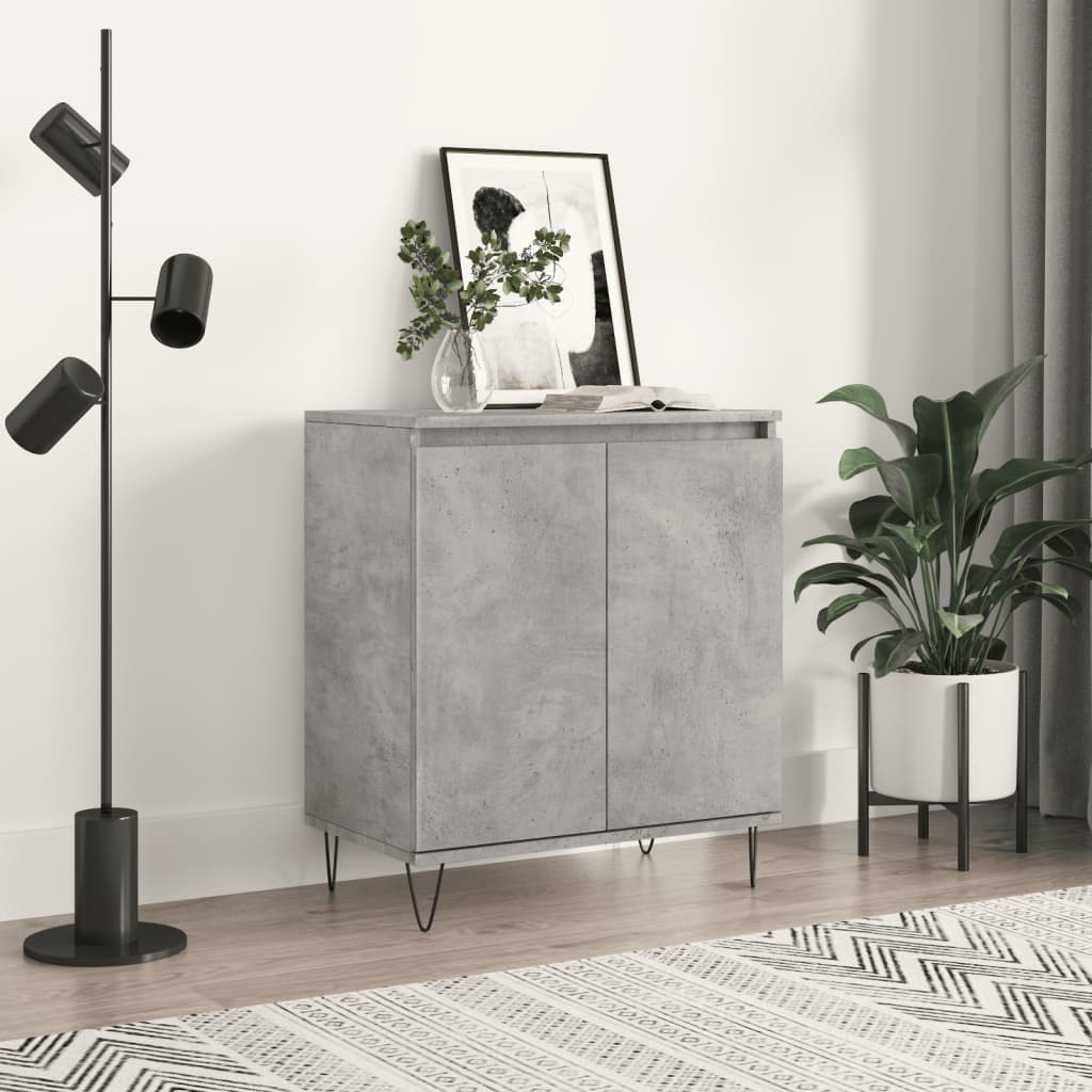 Sideboard Concrete Grey 60x35x70 cm Engineered Wood