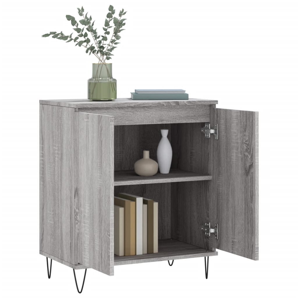 Sideboard Grey Sonoma 60x35x70 cm Engineered Wood