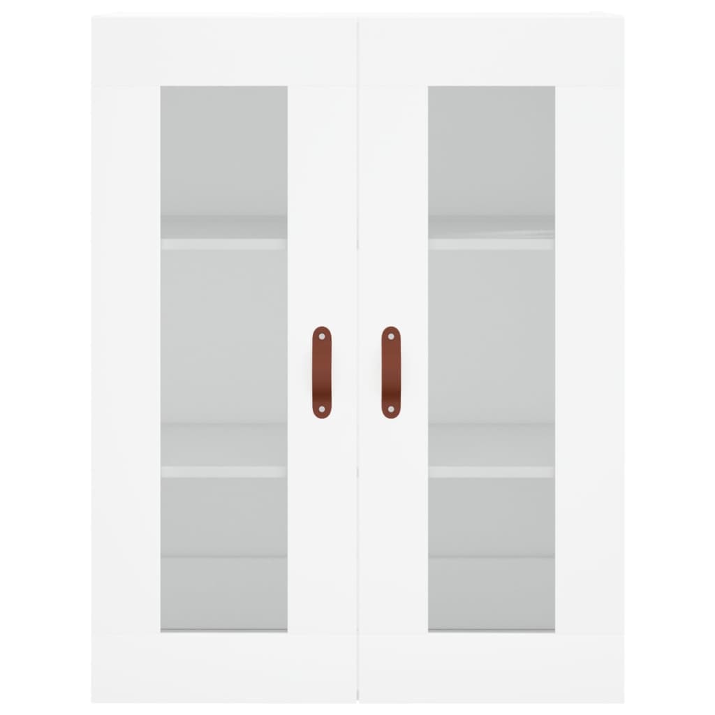 Wall Mounted Cabinet White 69.5x34x90 cm