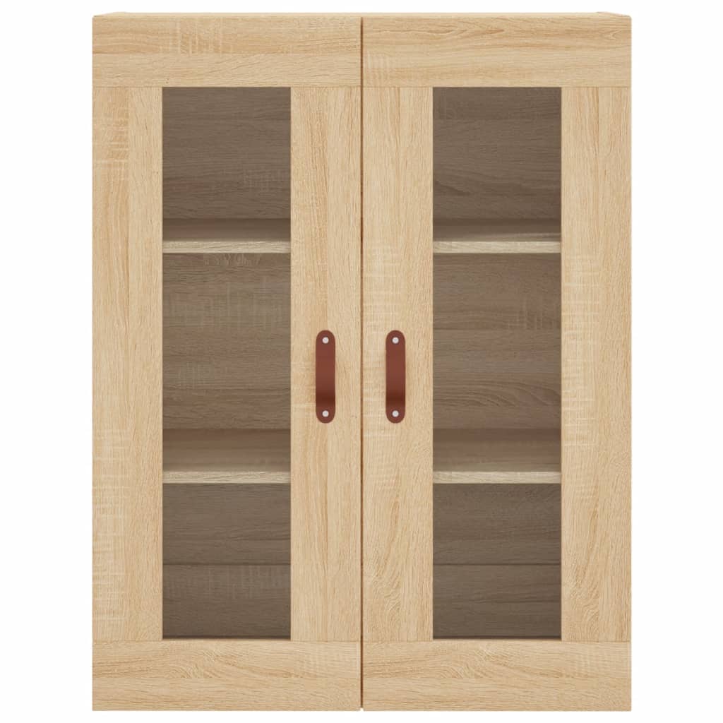 Wall Mounted Cabinet Sonoma Oak 69.5x34x90 cm