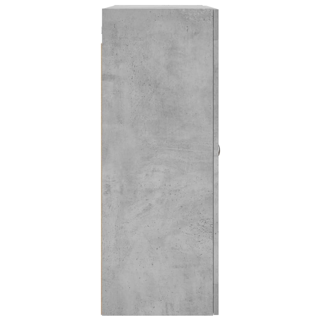 Wall Mounted Cabinet Concrete Grey 69.5x34x90 cm