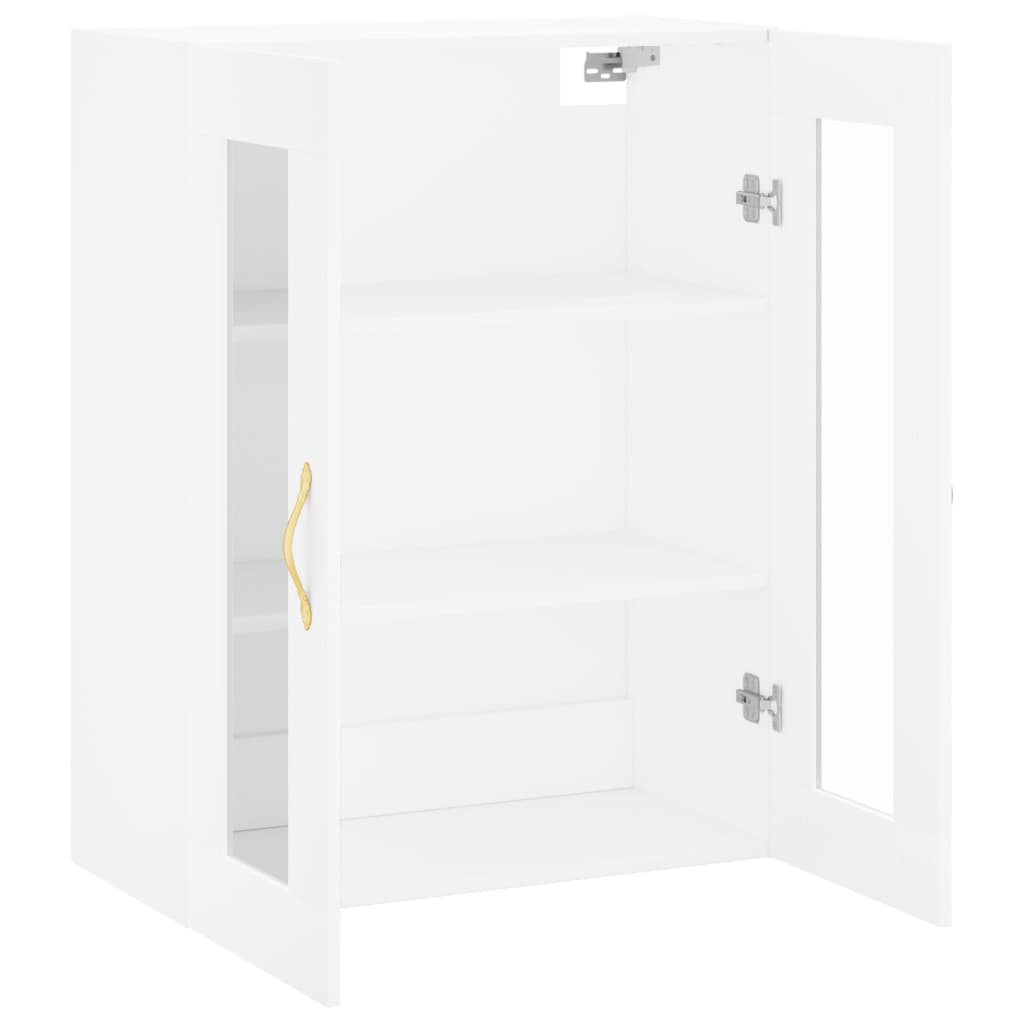 Wall Mounted Cabinet White 69.5x34x90 cm