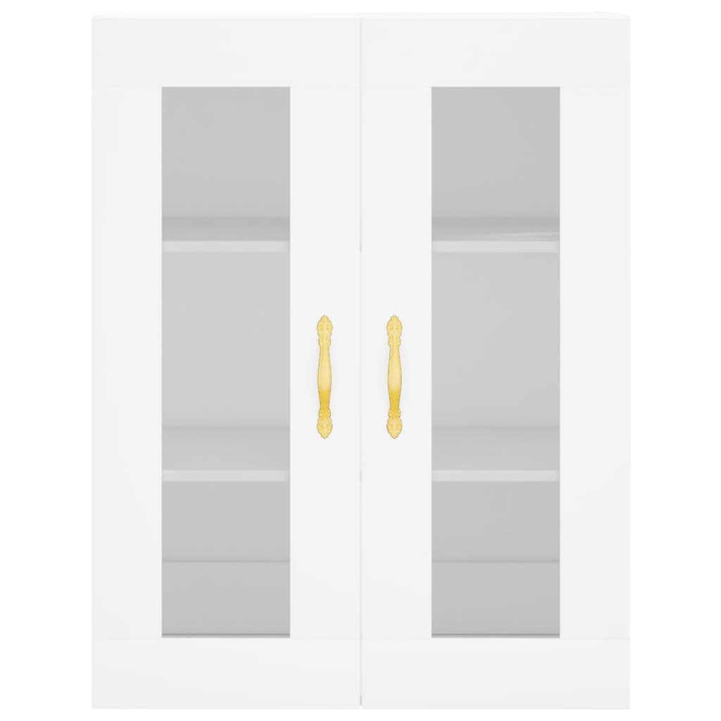 Wall Mounted Cabinet White 69.5x34x90 cm