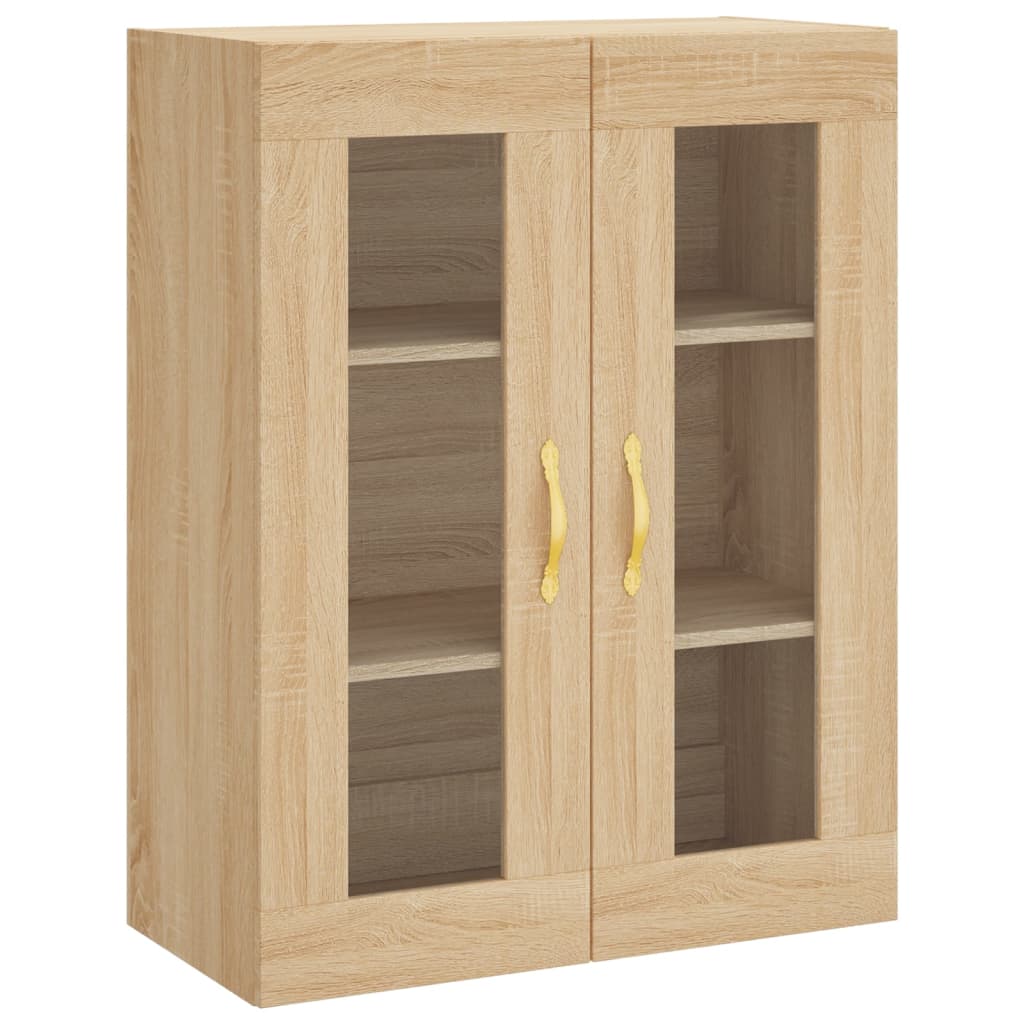 Wall Mounted Cabinet Sonoma Oak 69.5x34x90 cm
