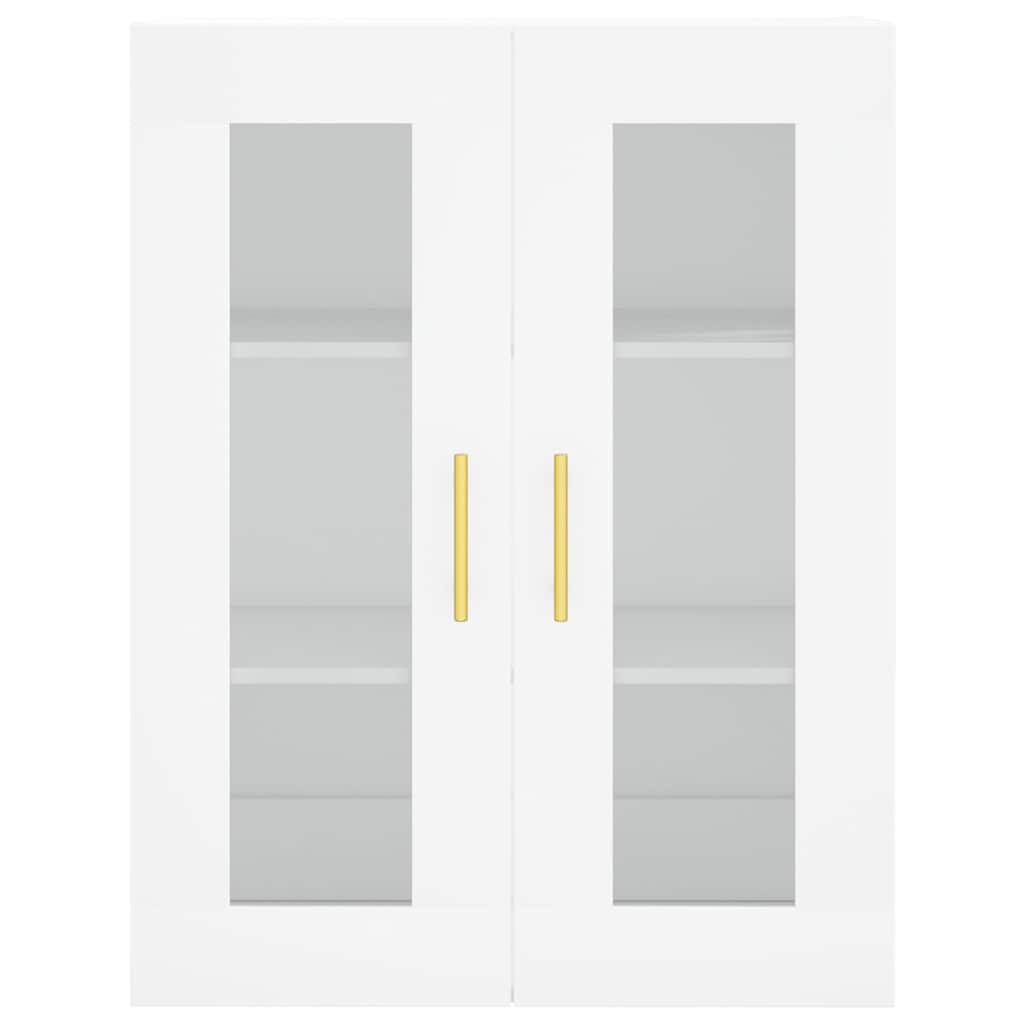 Wall Mounted Cabinet White 69.5x34x90 cm