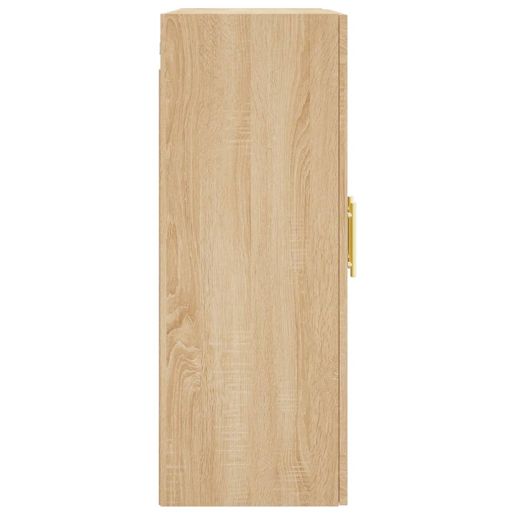 Wall Mounted Cabinet Sonoma Oak 69.5x34x90 cm
