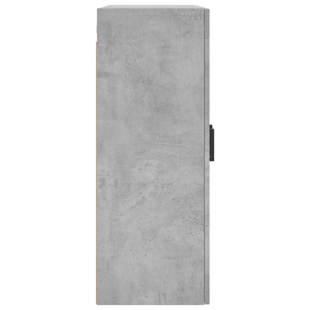 Wall Mounted Cabinet Concrete Grey 69.5x34x90 cm