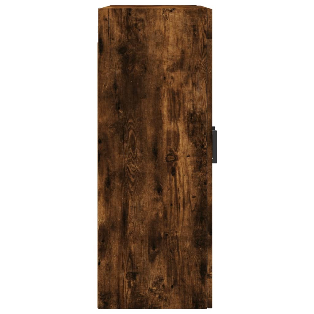 Wall Mounted Cabinet Smoked Oak 69.5x34x90 cm