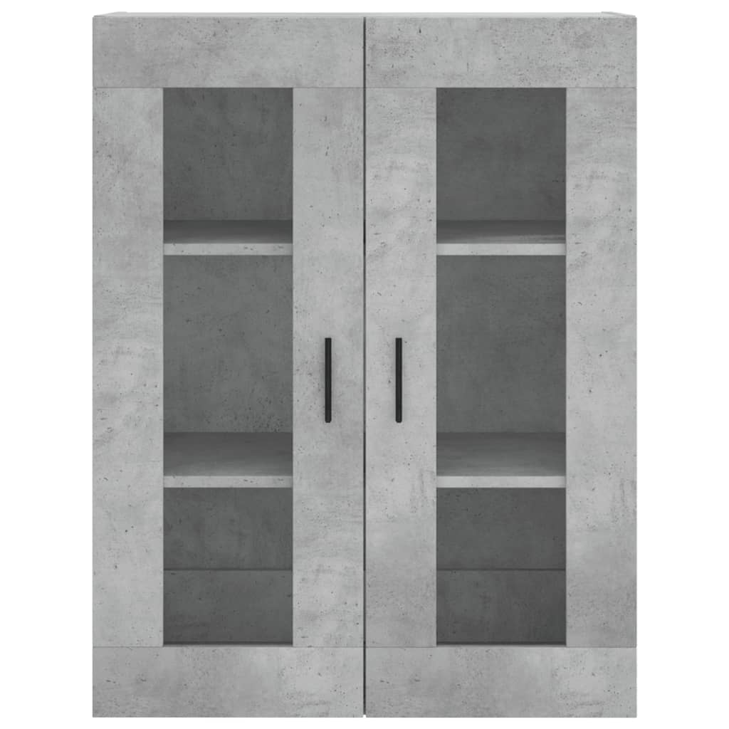 Wall Mounted Cabinet Concrete Grey 69.5x34x90 cm