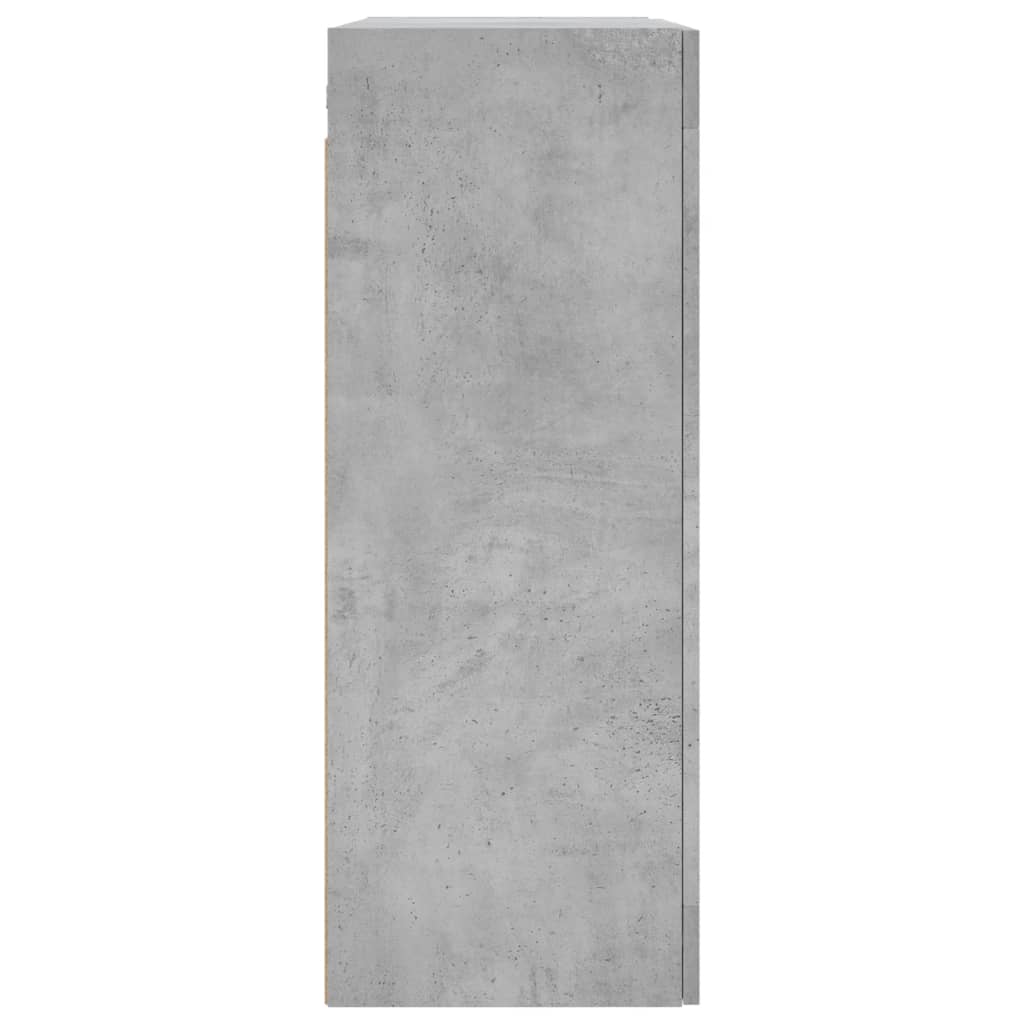 Wall Mounted Cabinet Concrete Grey 69.5x34x90 cm