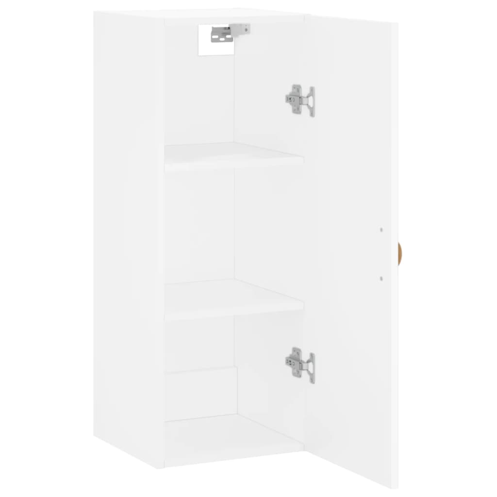 Wall Mounted Cabinet White 34.5x34x90 cm