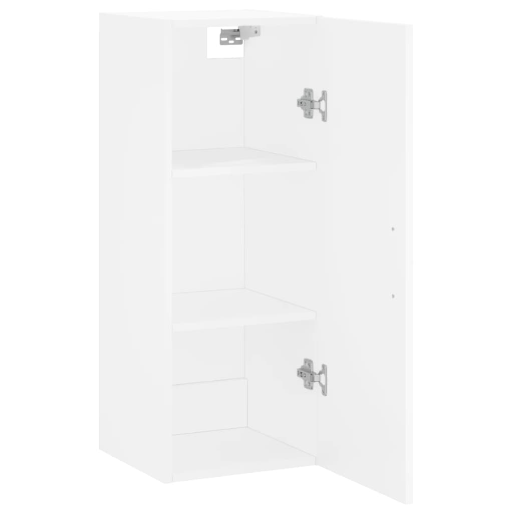 Wall Mounted Cabinet White 34.5x34x90 cm