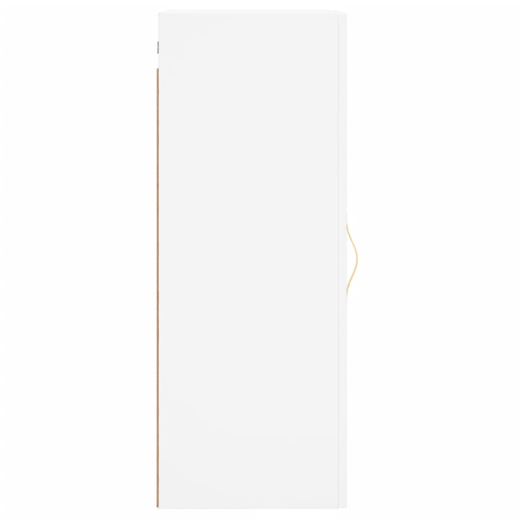 Wall Mounted Cabinet White 34.5x34x90 cm