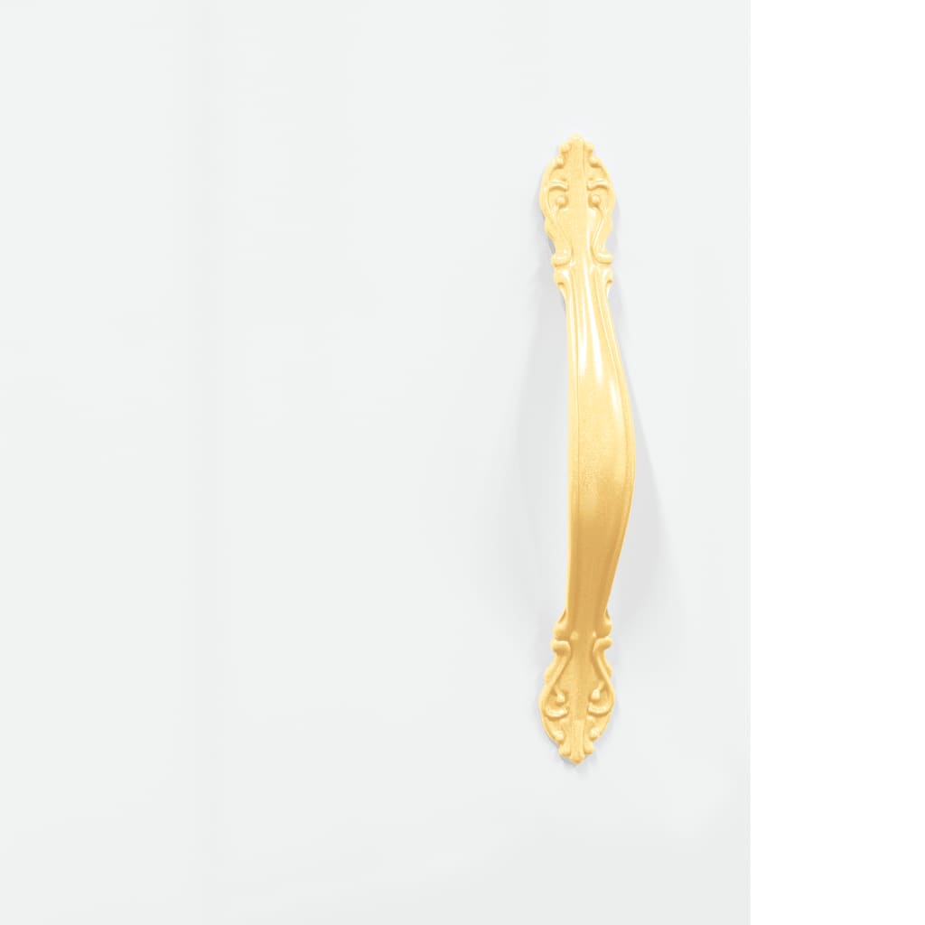 Wall Mounted Cabinet High Gloss White 34.5x34x90 cm