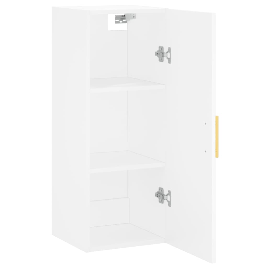 Wall Mounted Cabinet White 34.5x34x90 cm