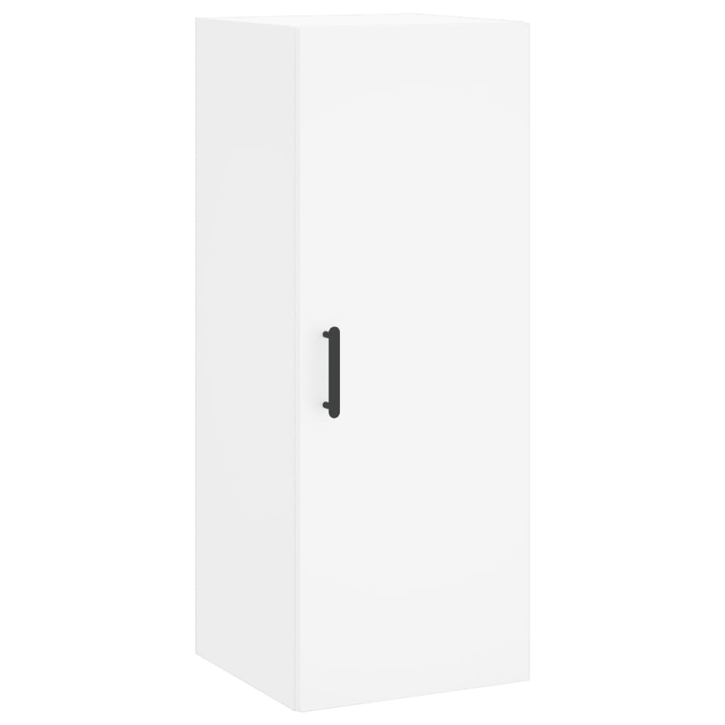 Wall Mounted Cabinet White 34.5x34x90 cm