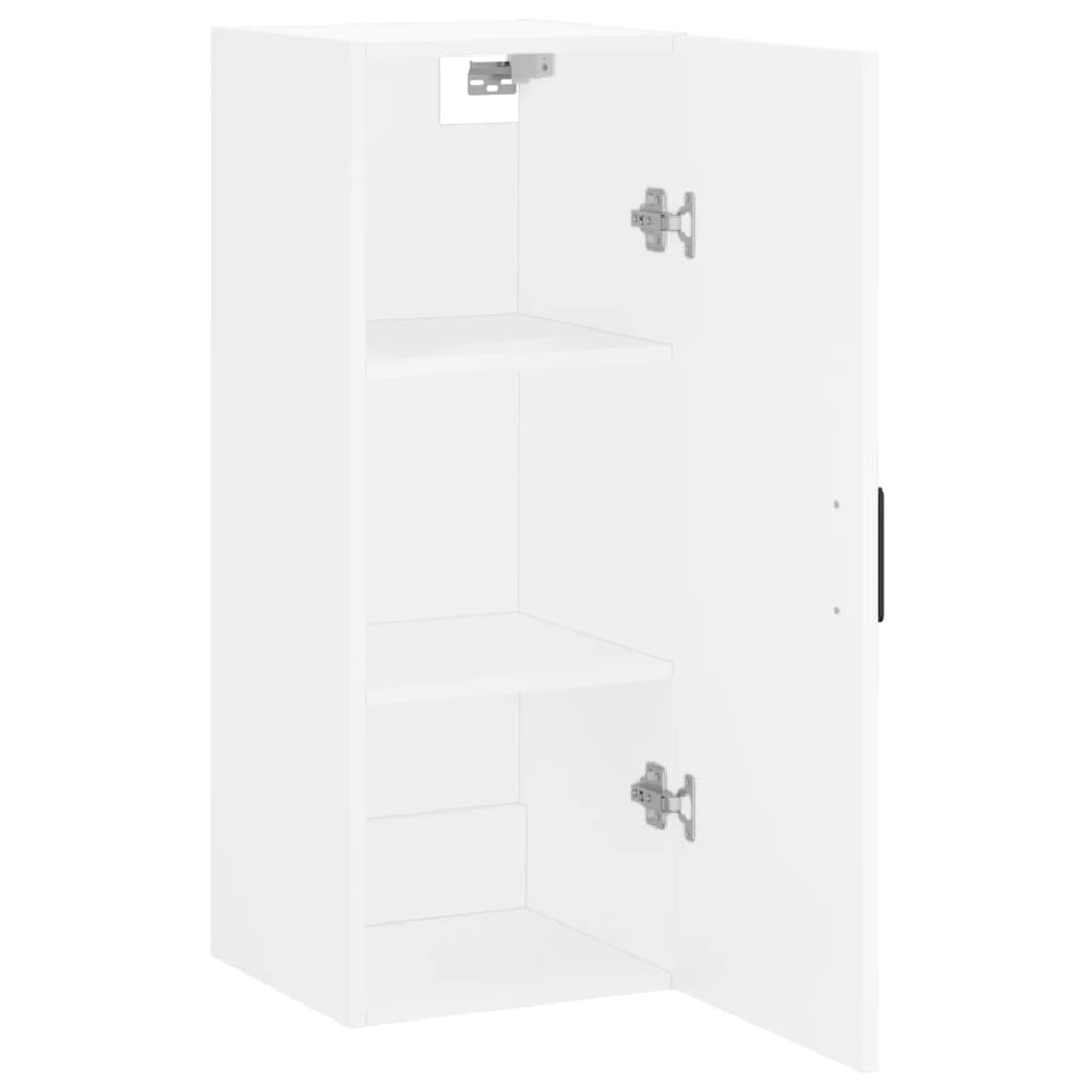 Wall Mounted Cabinet White 34.5x34x90 cm