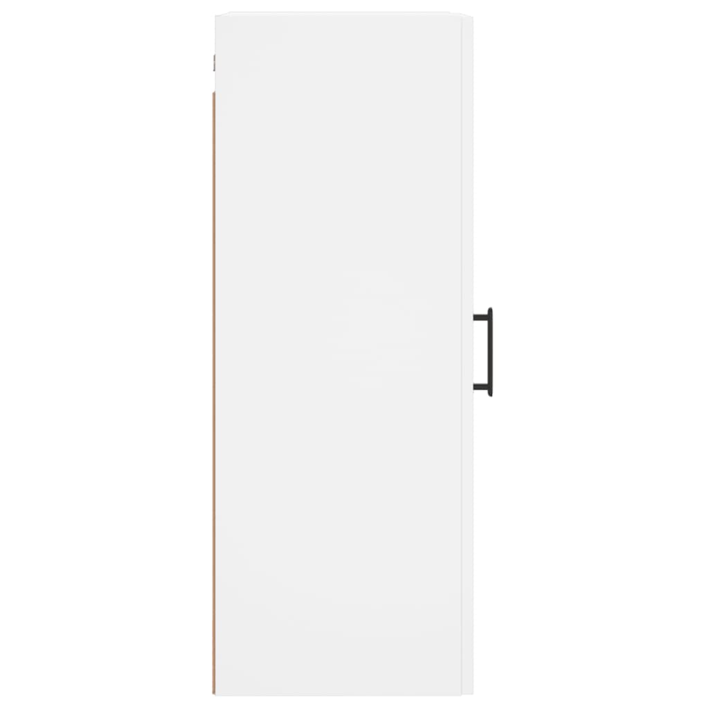 Wall Mounted Cabinet White 34.5x34x90 cm