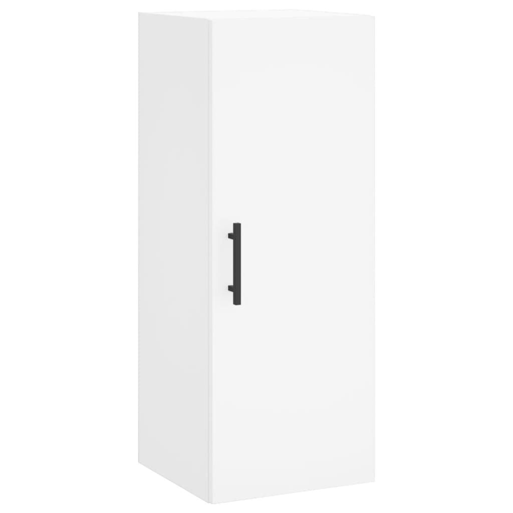 Wall Mounted Cabinet White 34.5x34x90 cm