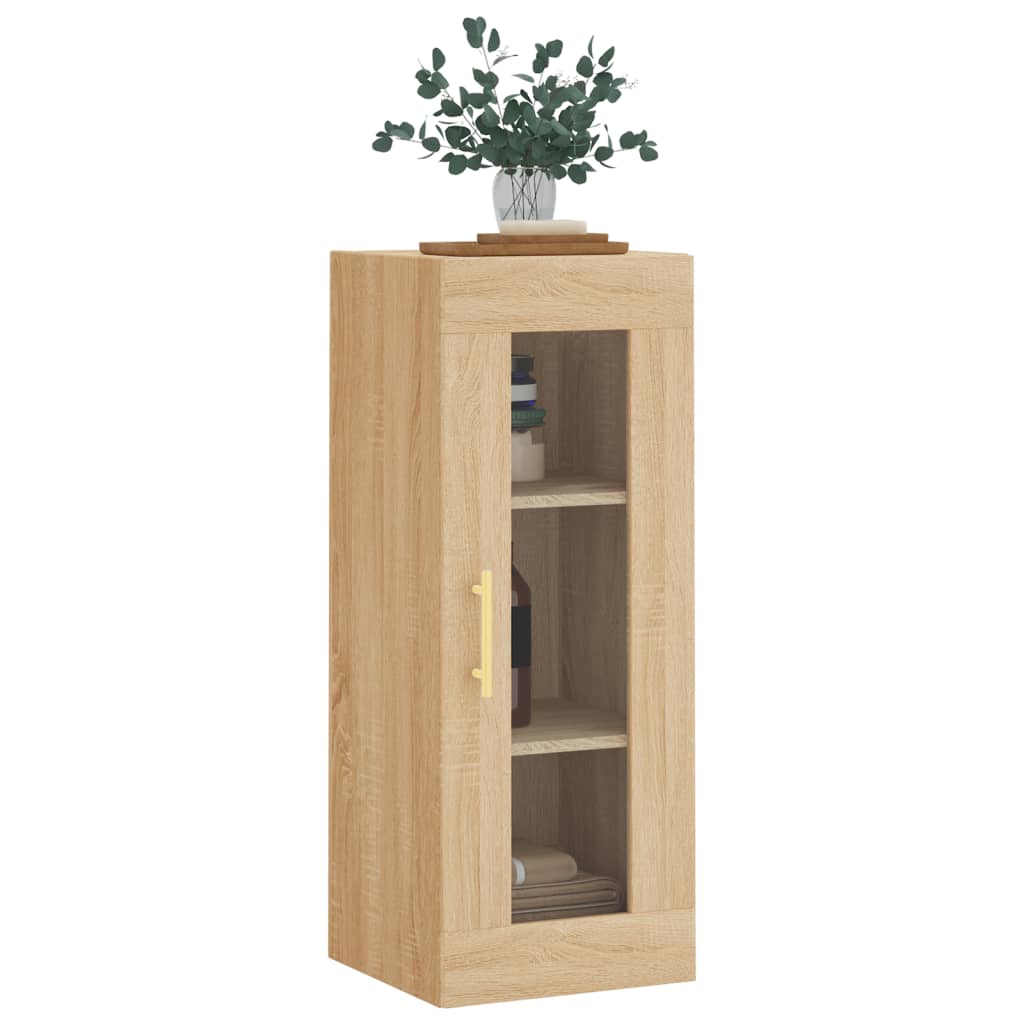 Wall Mounted Cabinet Sonoma Oak 34.5x34x90 cm