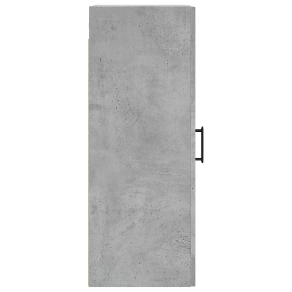 Wall Mounted Cabinet Concrete Grey 34.5x34x90 cm